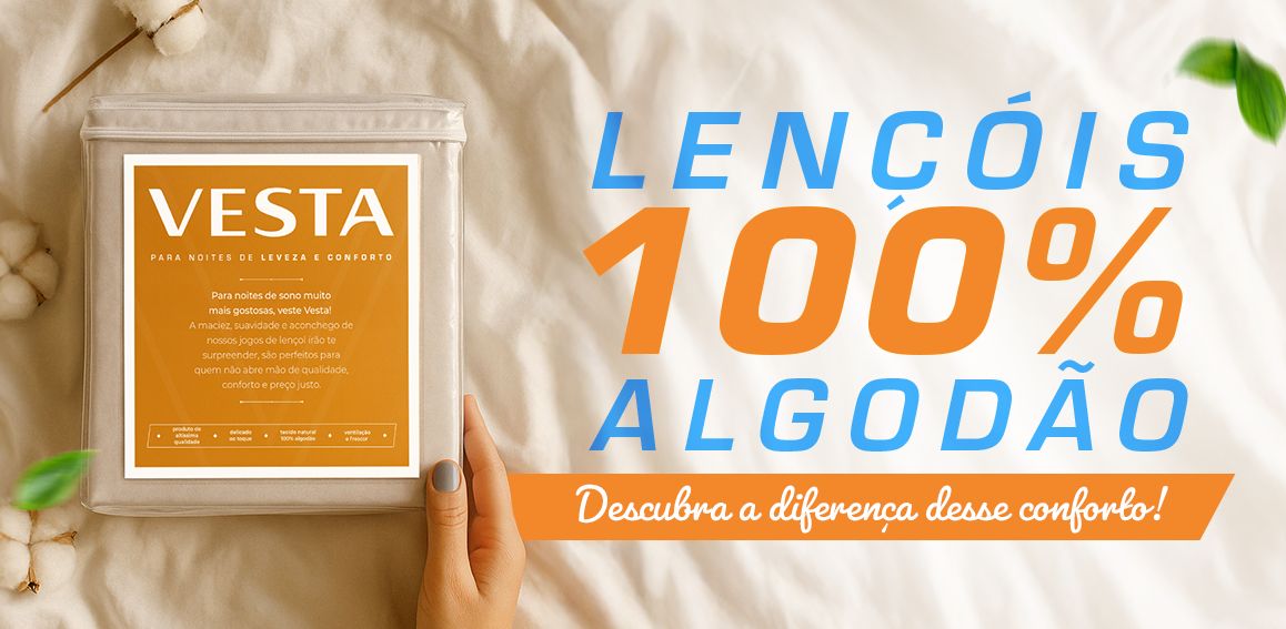 100% algodão